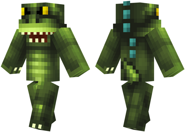 Godzilla - Minecraft Skin Water Melon Clipart (804x576), Png Download