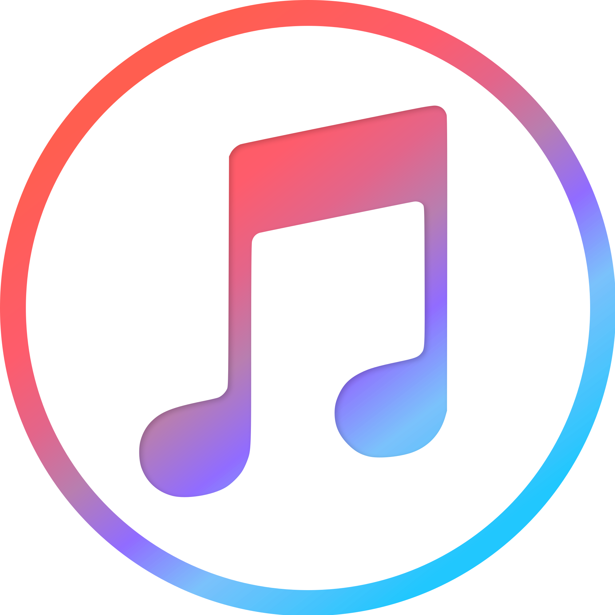 File - Itunes Logo - Svg - Itunes Logo Png Clipart (1024x1024), Png Download