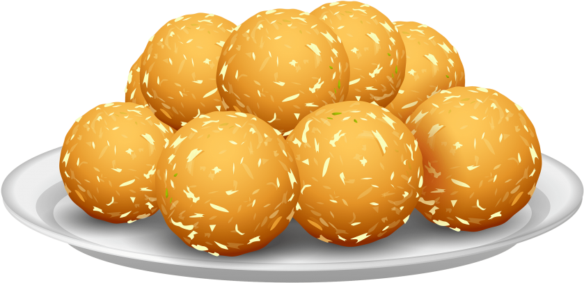 Download Potato Croquettes Clipart Png Photo - Potato Balls Clipart Transparent Png (850x420), Png Download