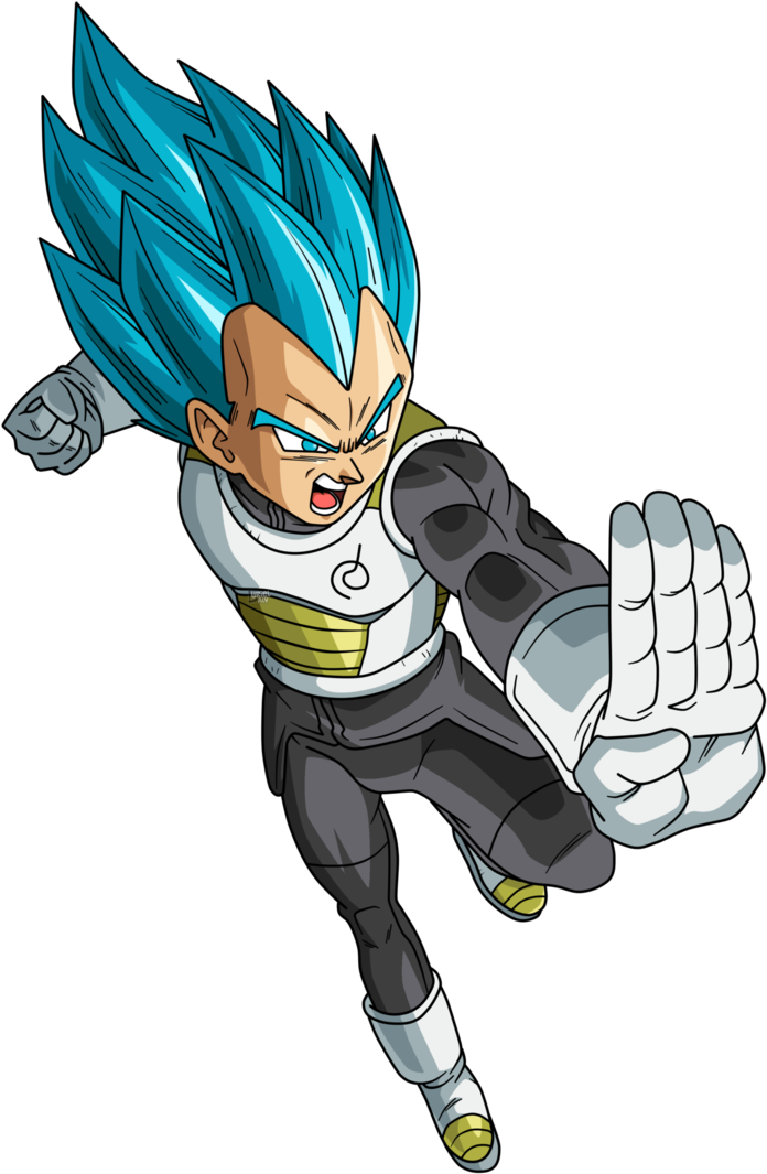 Dragon Ball Vegeta Png - Vegeta Blue Dragon Ball Super Clipart (691x1024), Png Download