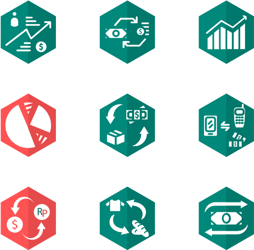 Trade - Hexagon Icons Clipart (600x564), Png Download