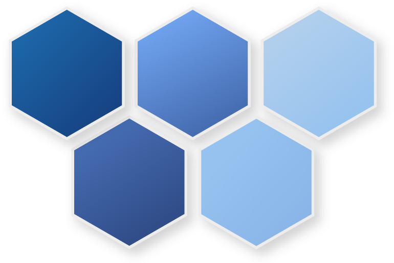 Hexagon Blue Png , Png Download - Hexagon Shape 3d Png Clipart (770x514), Png Download