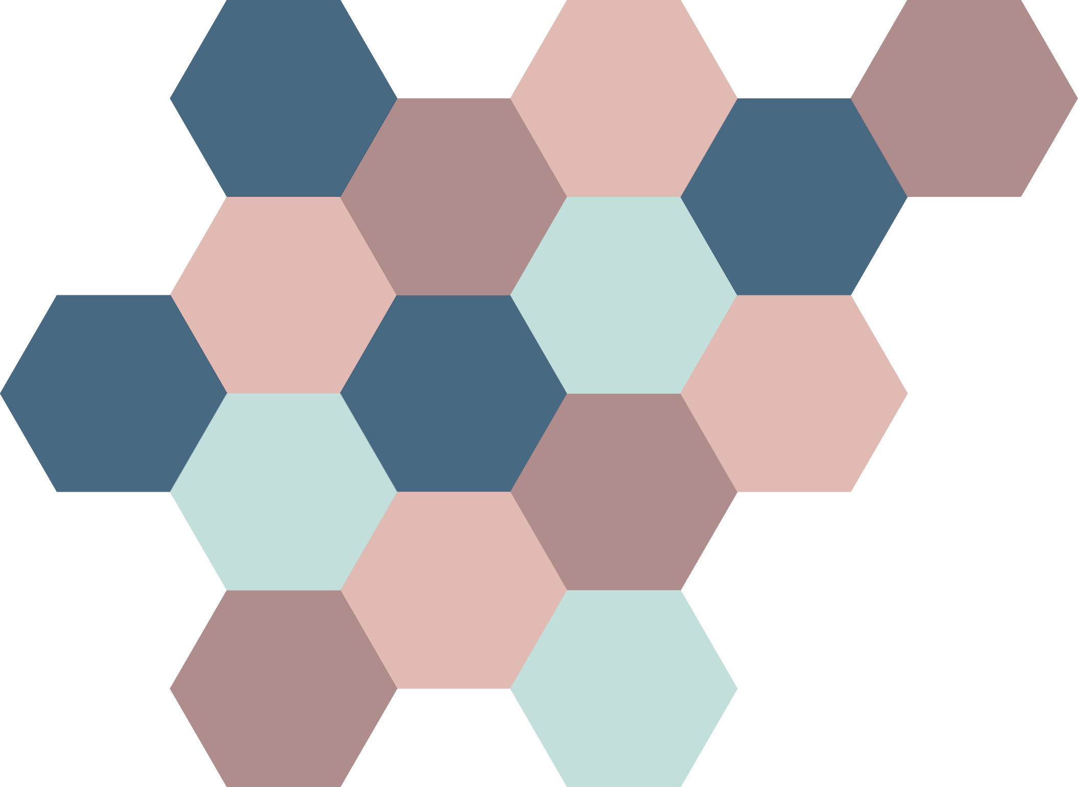 Hexagon Design Png Clipart (2112x1543), Png Download
