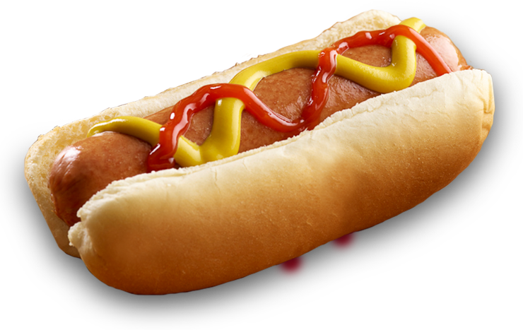 Hot Dog Clipart (740x467), Png Download