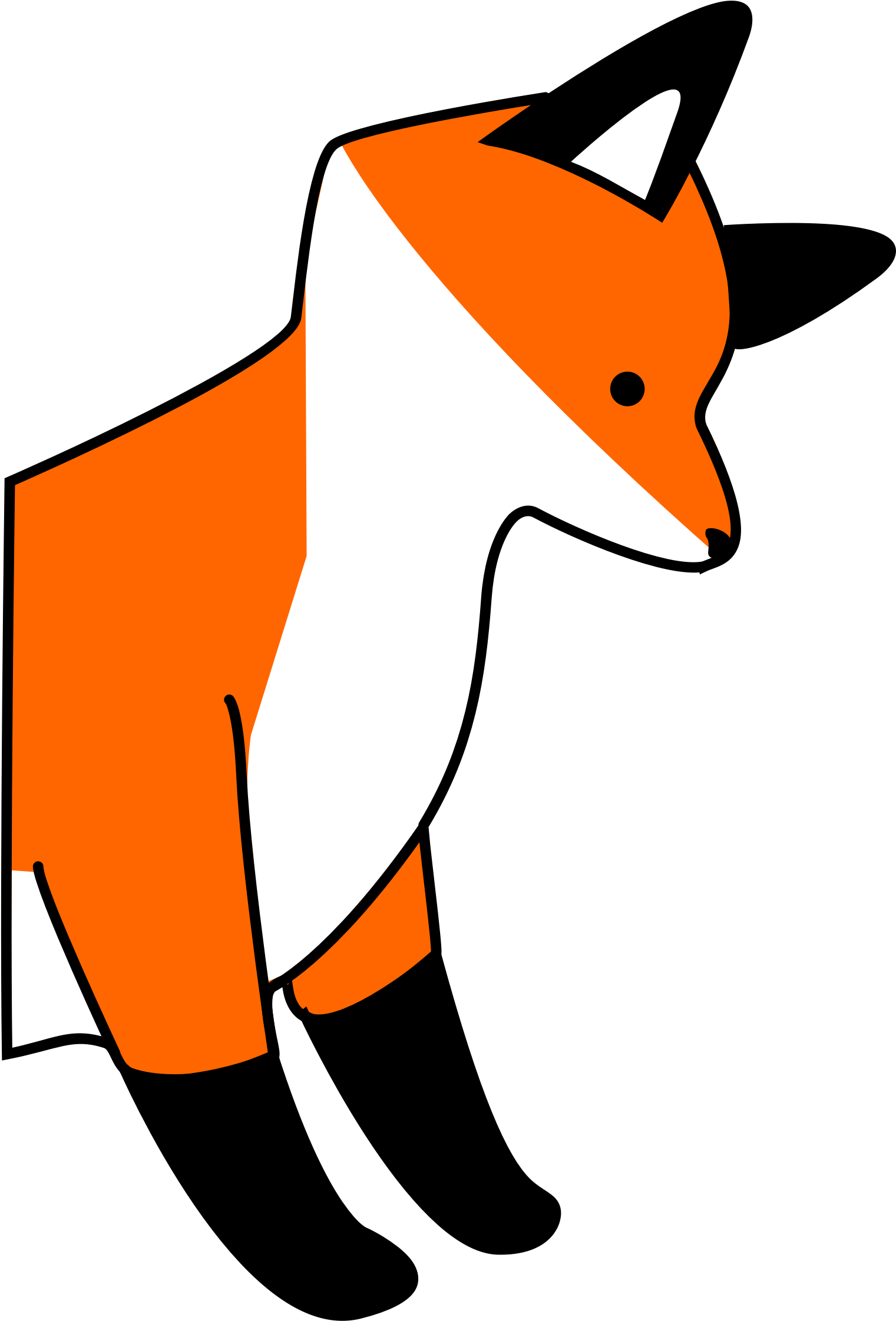 Fox Clipart Stupid Fox - Fox Clipart - Png Download (2400x2400), Png Download
