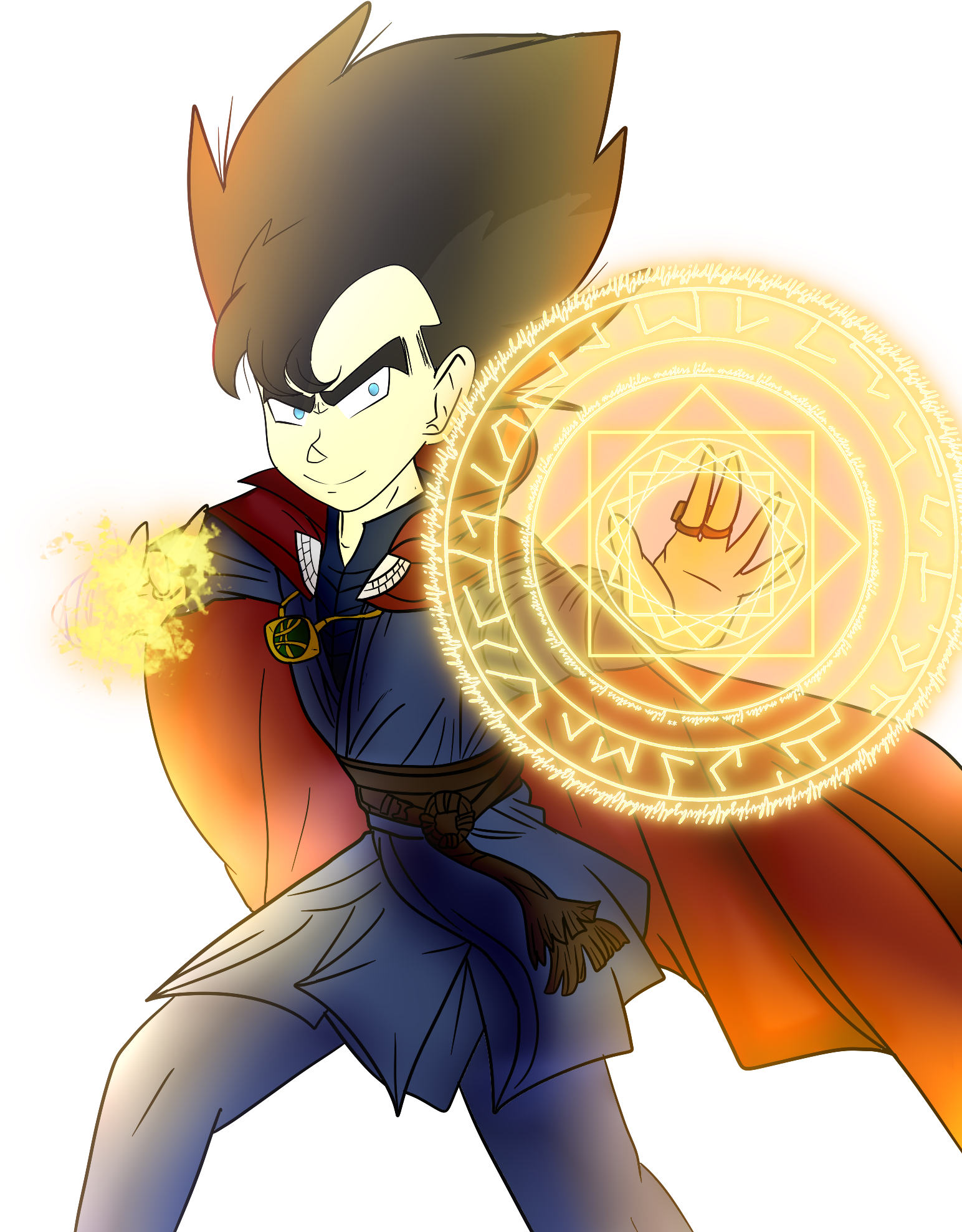 Doctor Vegeta Strange Clipart (1800x2357), Png Download