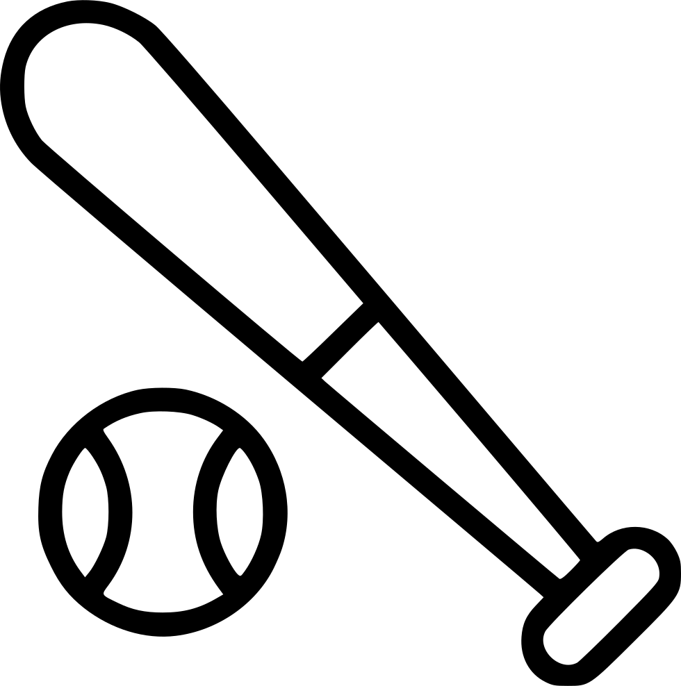 Baseball Bat Comments - Baseball Clipart (980x988), Png Download
