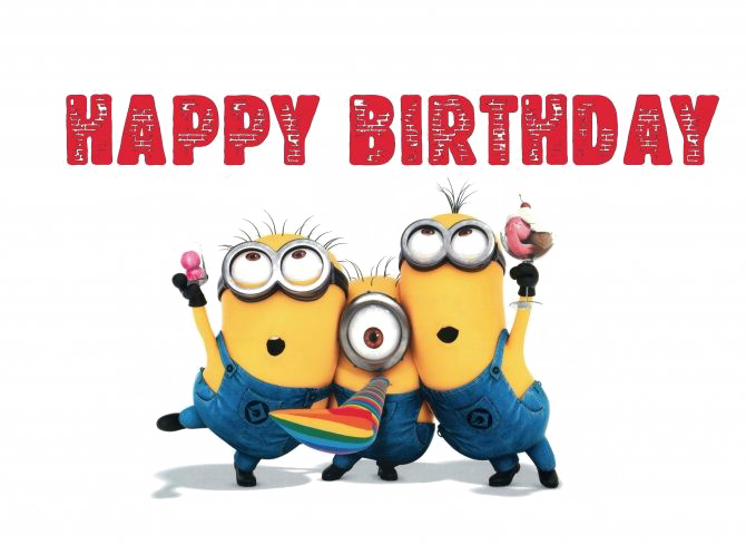 Happy Minions Png Picture - Minions Birthday Song Clipart (670x488), Png Download