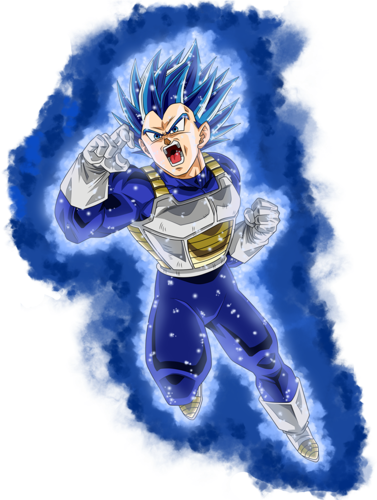 Vegeta Super Saiyajin Blue Evolution By Arbiter720 Clipart (770x1022), Png Download