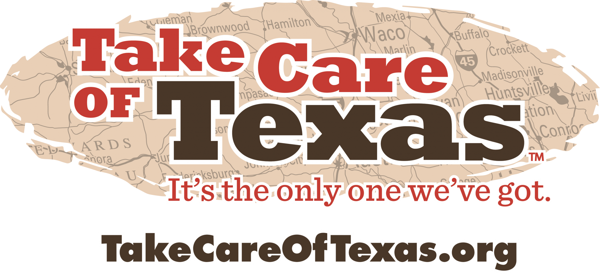 Take Care Of Texas Logo For Video Contest - Take Care Of Texas It's The Only One We Got Clipart (2048x935), Png Download