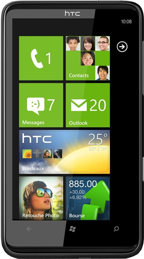 Mobile Description - - Htc Windows Phone Old Clipart (887x887), Png Download