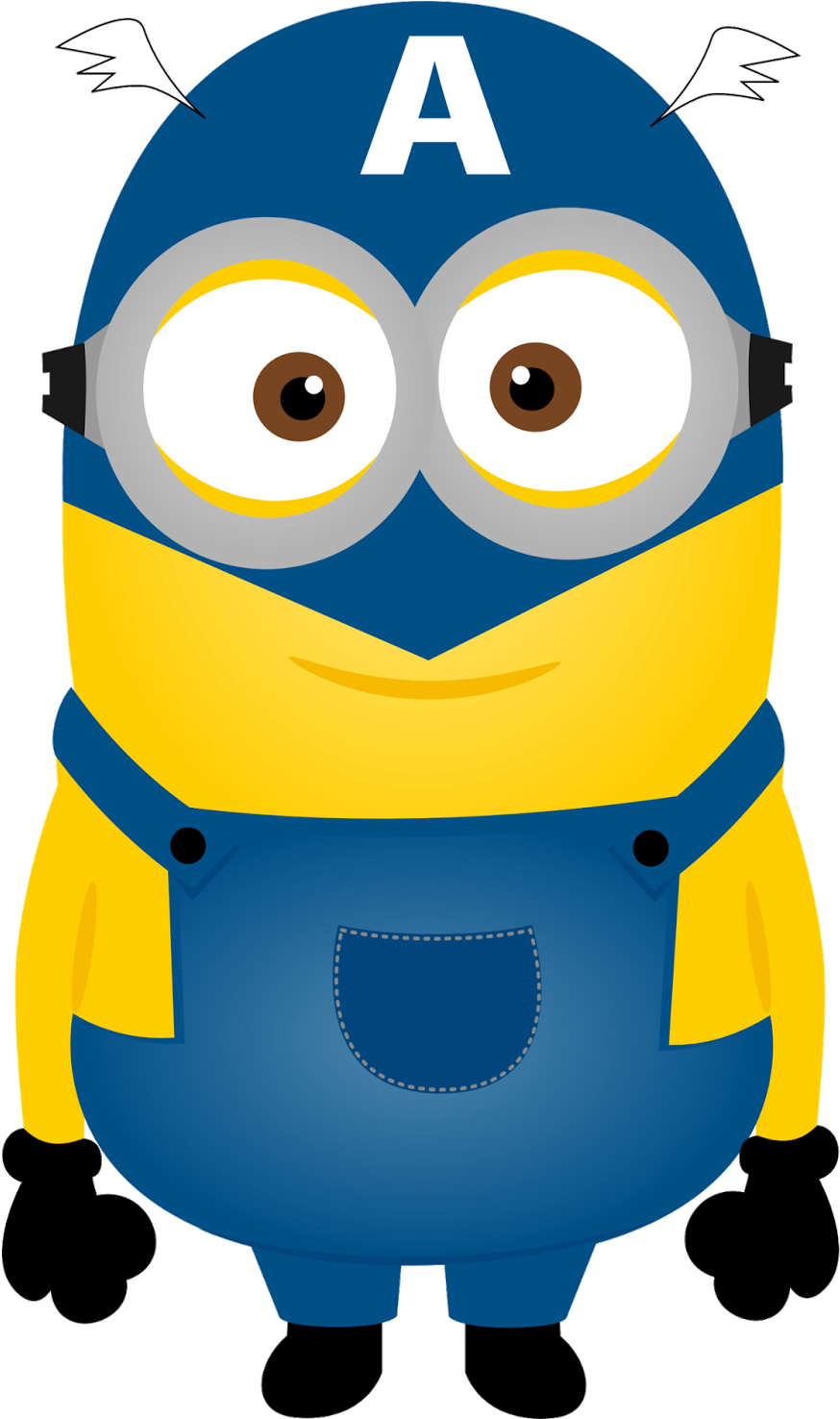 Minions Super Herois Png - Minion Superhero Clipart Transparent Png (1188x1600), Png Download