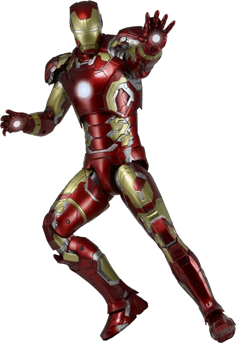 Ironman - Neca Iron Man Age Of Ultron Clipart (788x1143), Png Download