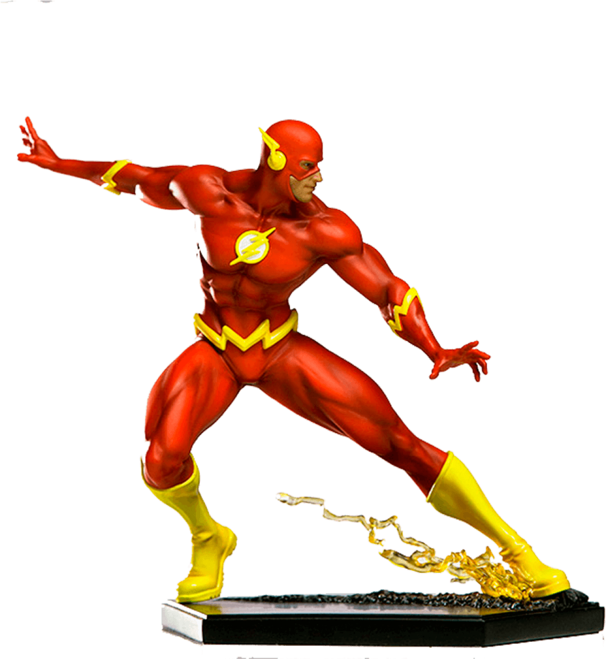 Desenho Flash Png - Flash Statue Clipart (1350x1350), Png Download