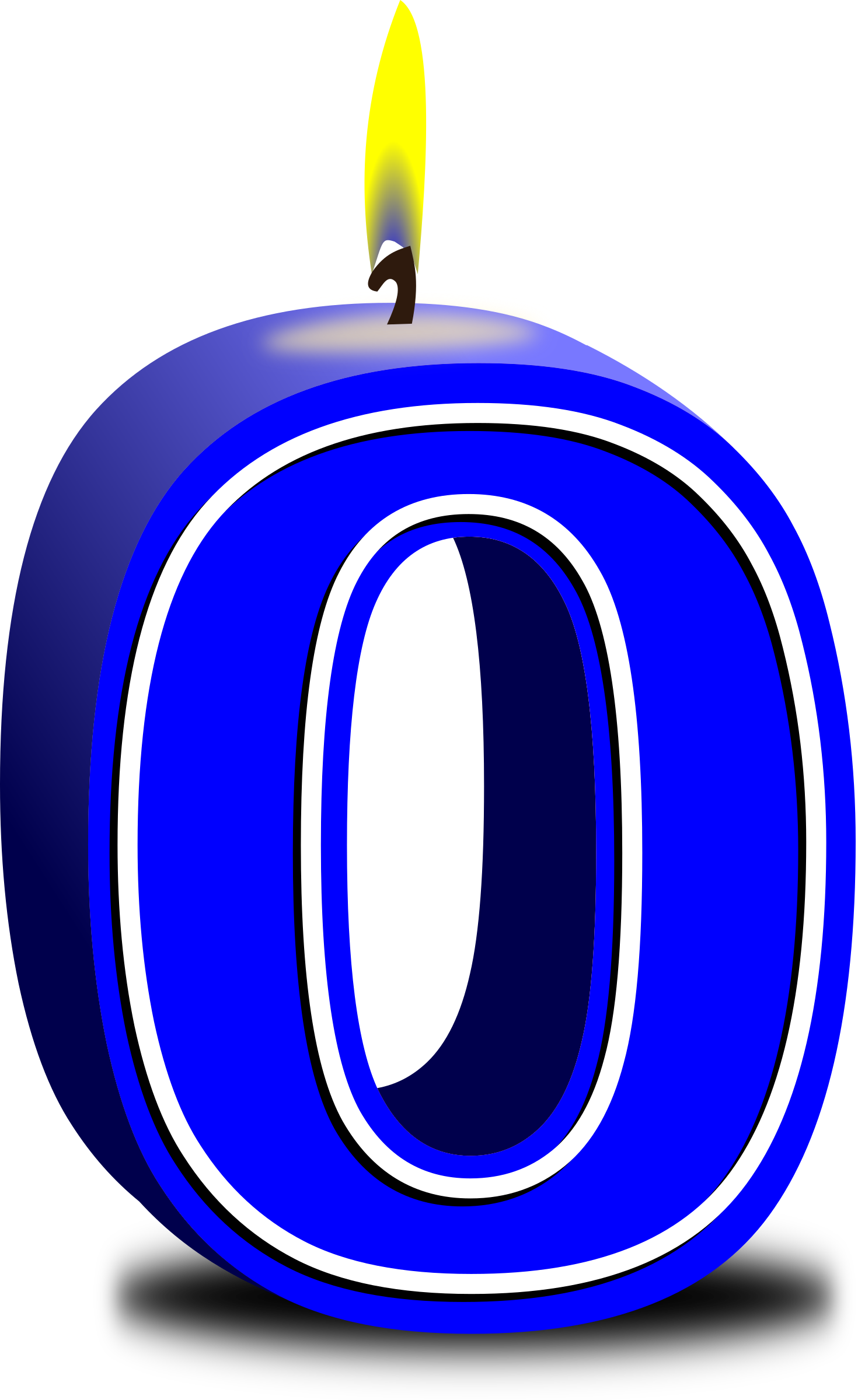 This Free Icons Png Design Of Birthday Candle Clipart (1470x2400), Png Download