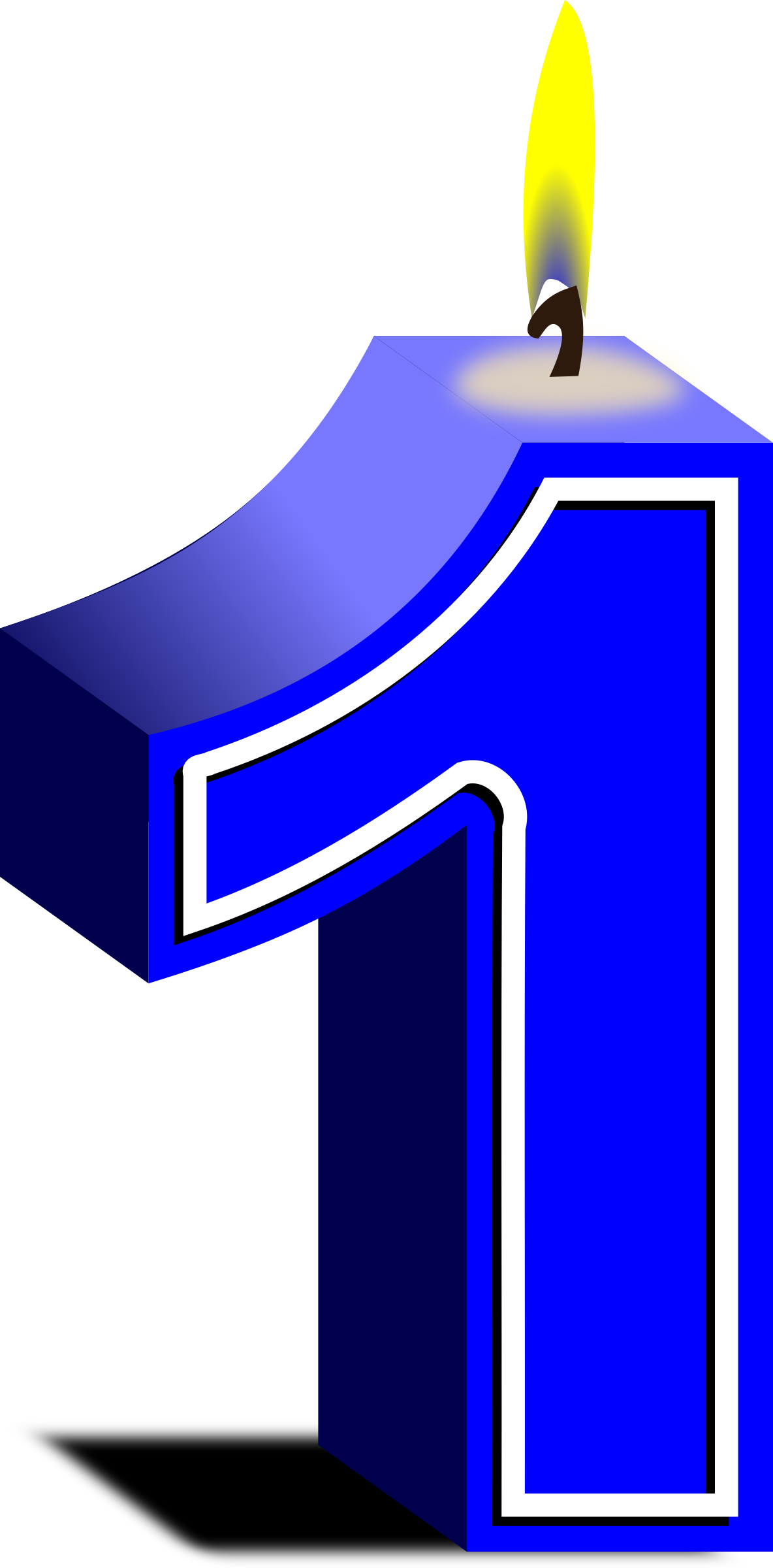 This Free Icons Png Design Of Birthday Candle Clipart (1184x2400), Png Download