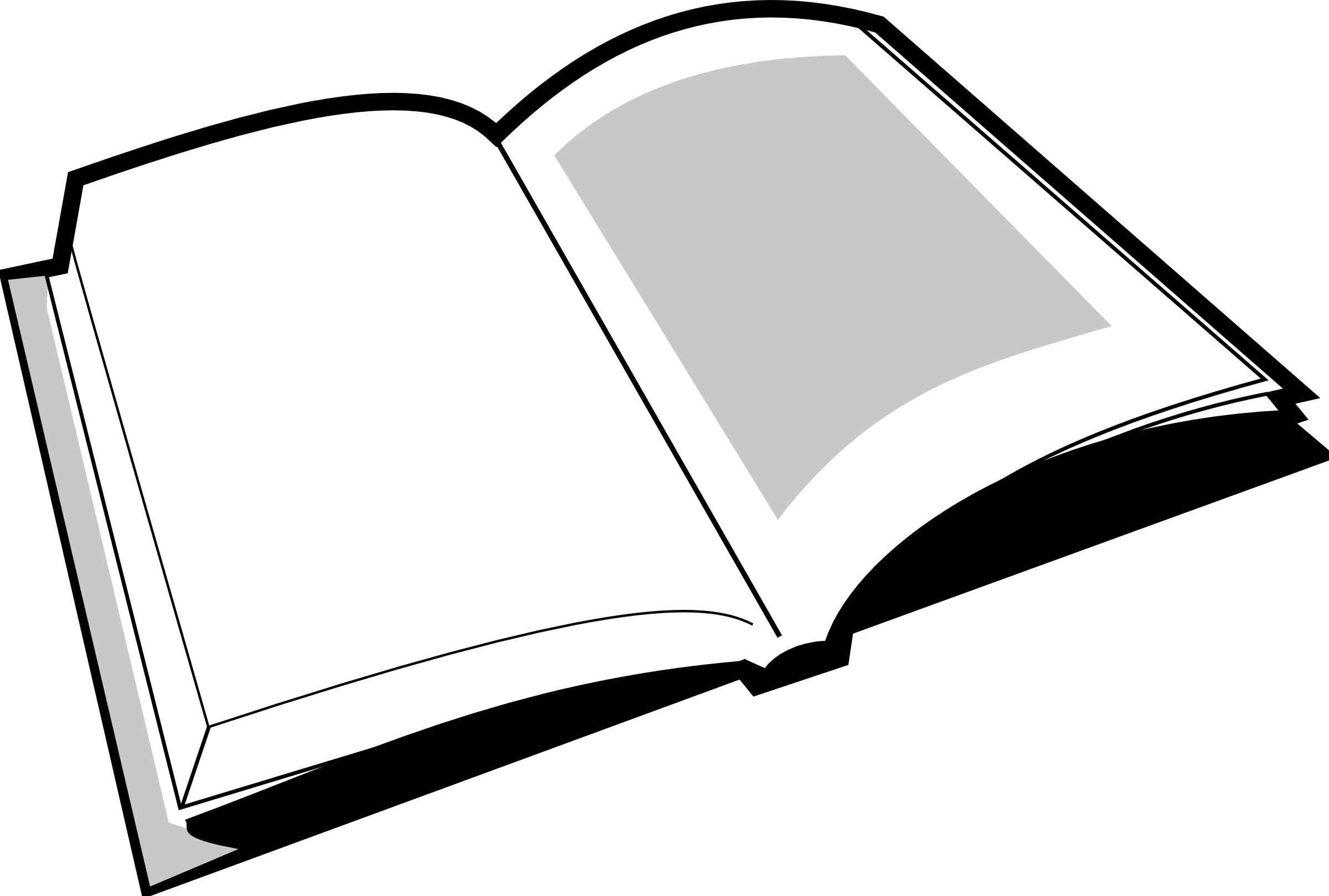 Download Free Printable Clipart And Coloring Pages - Transparent Books Clip Art - Png Download (2400x1619), Png Download