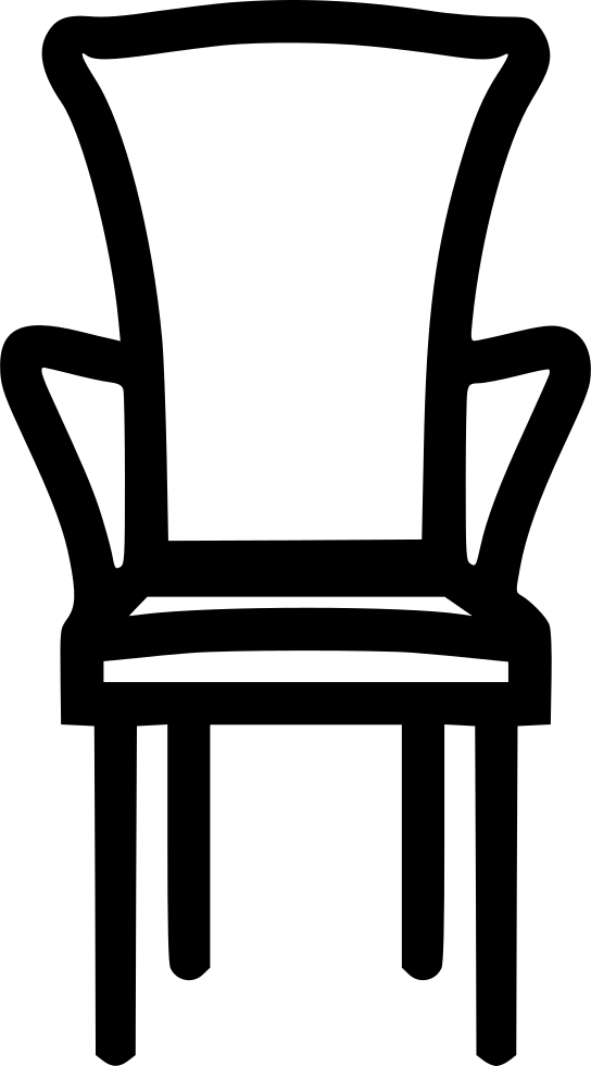 Png File Svg - Chair Clipart (544x980), Png Download