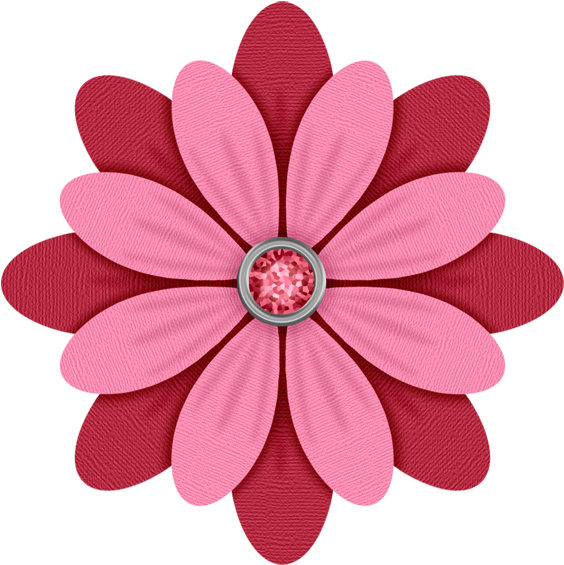 Lacarolita Beautiful Emotion Flower 7 - Flowers For Scrapbooking Clipart (600x600), Png Download