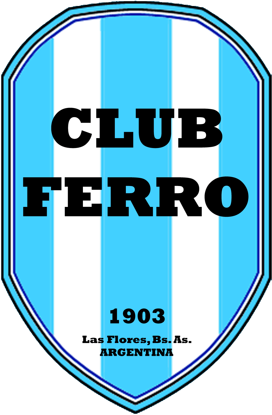 Escudo Del Club Ferrocarril Roca Las Flores - Circle Clipart (912x1388), Png Download
