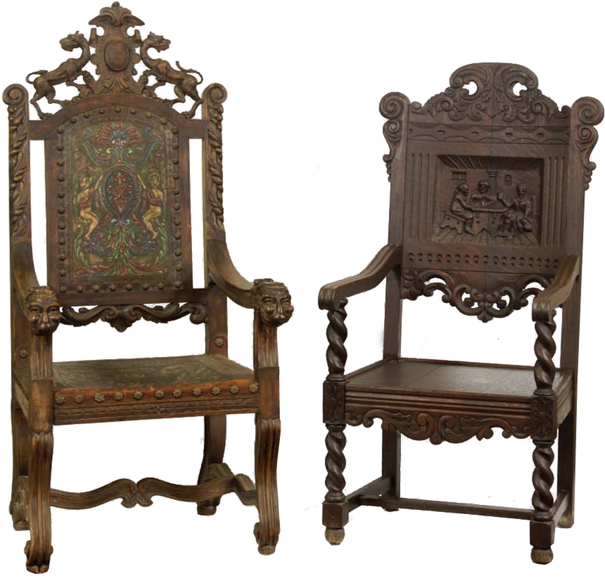 Antique Chair Png - Old Desk Clipart (894x894), Png Download
