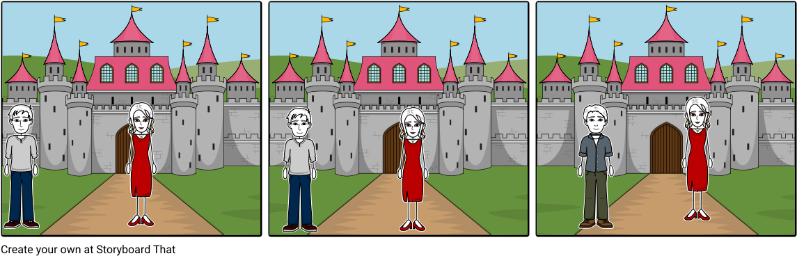 Castle - Storyboard Clipart (1164x385), Png Download