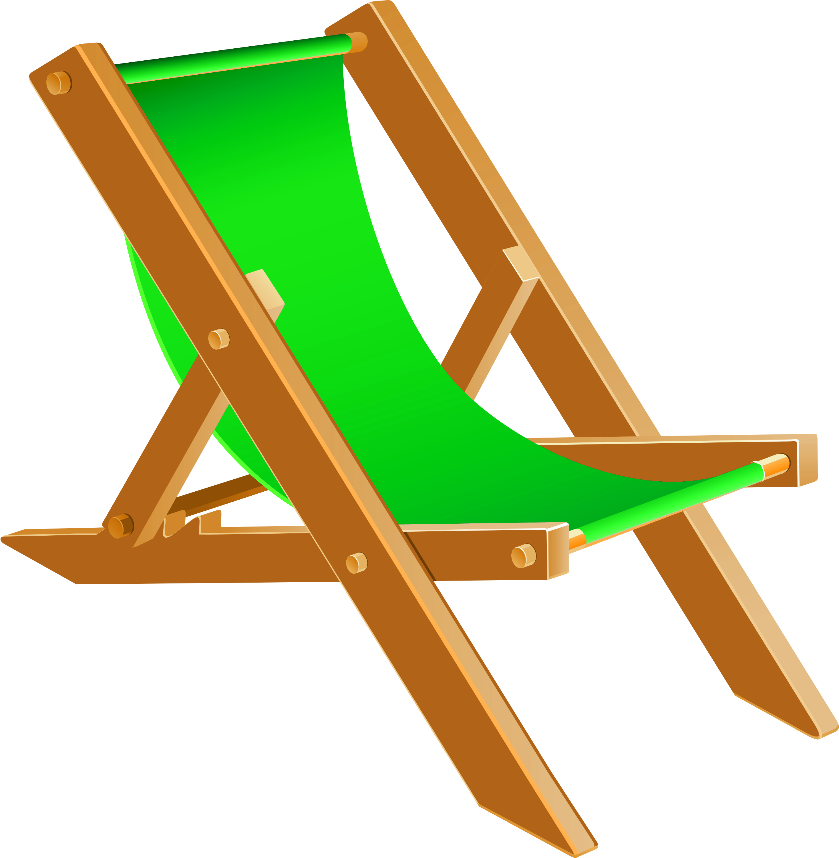 Transparent Beach Chair Png Clipart - Beach Chair Clipart Transparent (3134x3133), Png Download
