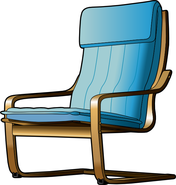 Png Armchair Clipart - Seat Clipart Transparent Png (570x599), Png Download
