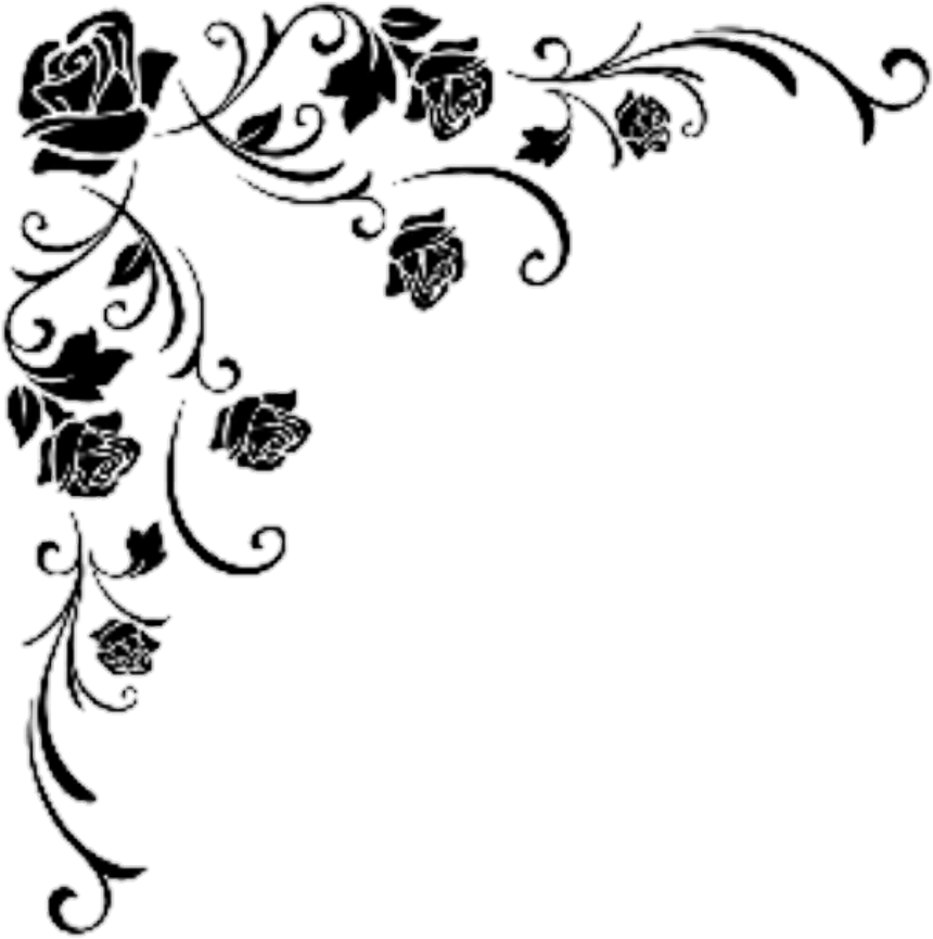 Adorno Flores Png Blanco Flor Marco - Flores De Adorno Png Clipart (1024x996), Png Download