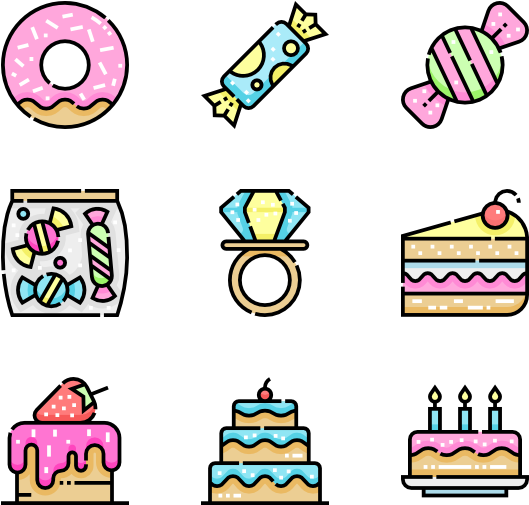 Sweet And Candy Clipart (600x564), Png Download