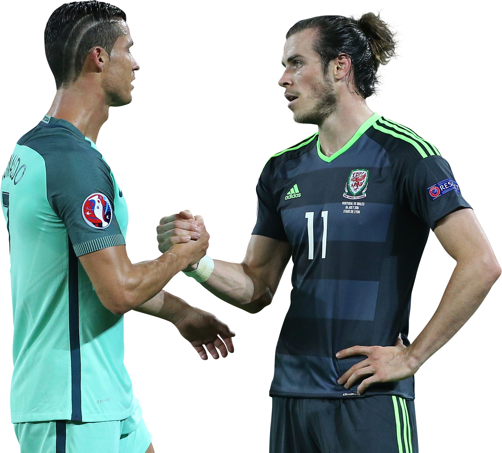 Cristiano Ronaldo & Gareth Bale Render - Team Clipart (1620x1464), Png Download