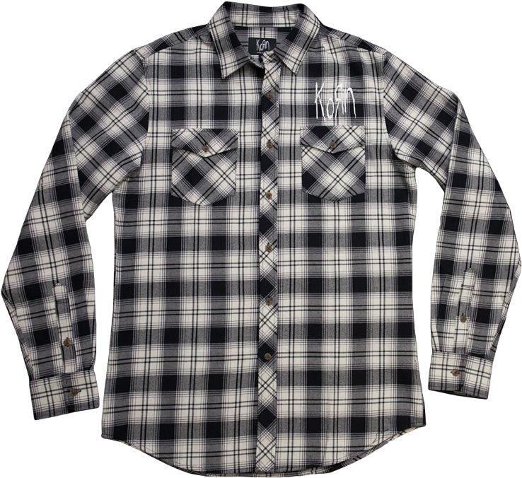 Korn Flannel Shirt Clipart (738x676), Png Download