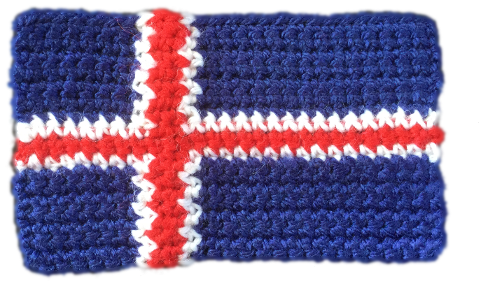 Flag Of Iceland - Wool Clipart (768x403), Png Download