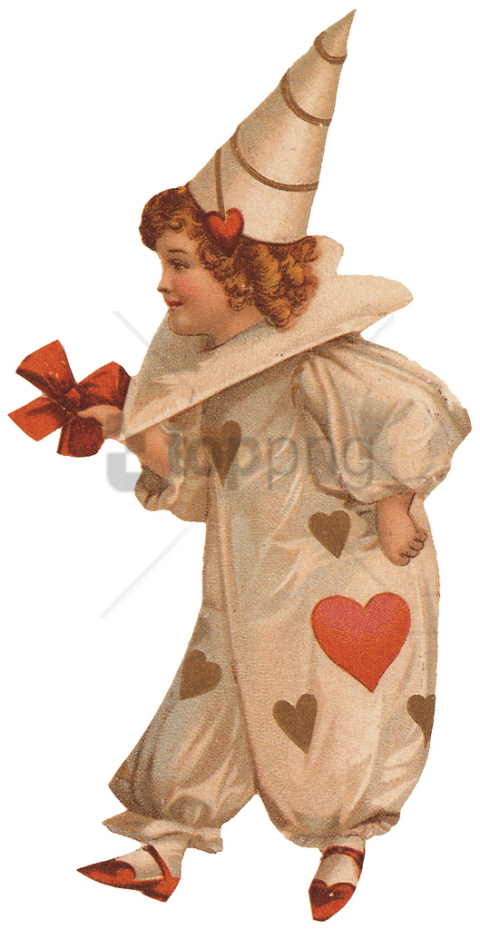 Download Vintage Clown Png Images Background - Clown Vintage Png Clipart (480x930), Png Download