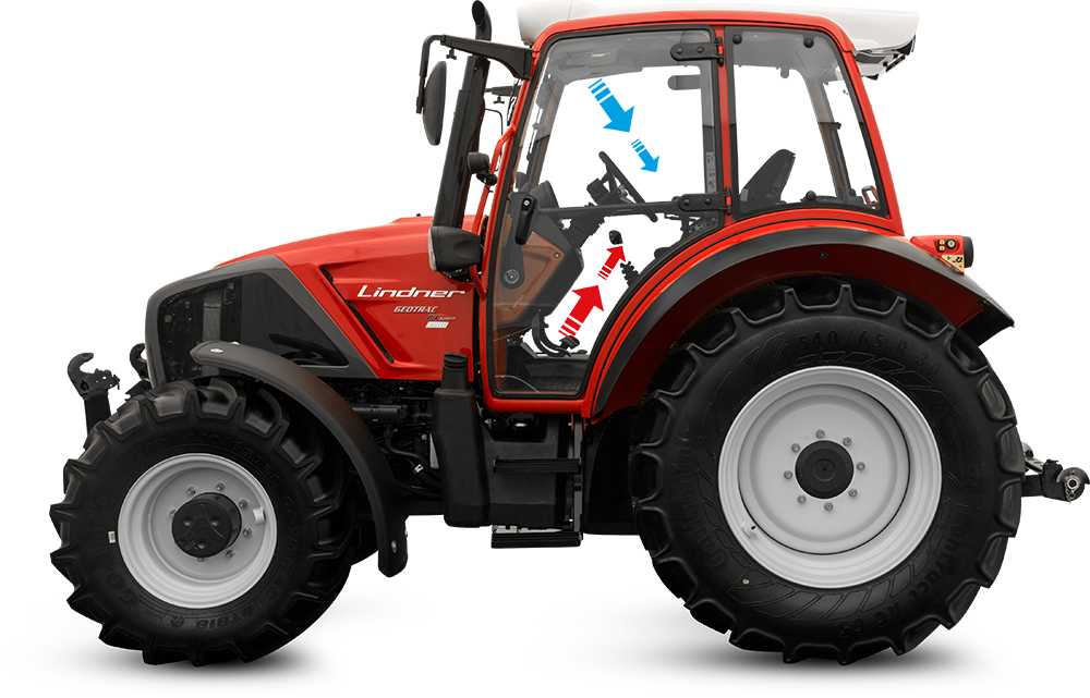 Lindner Geotrac 64 Clipart (1000x641), Png Download