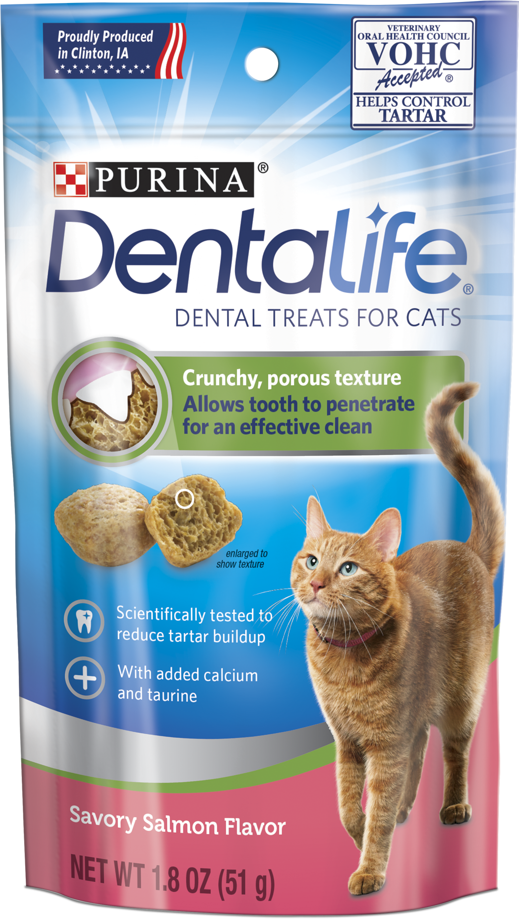Dentalife Dental Cat Treats Salmon - Dentalife Cat Clipart (1600x2000), Png Download