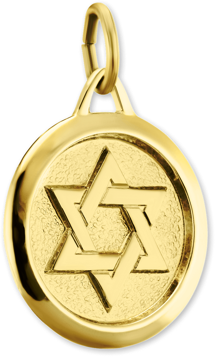 Star Of David Png - Locket Clipart (744x1237), Png Download