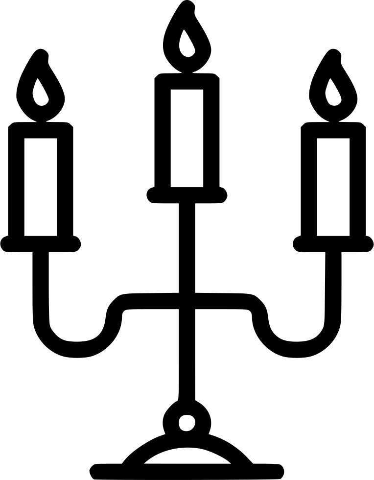 Candle Light Candelabra Christmas Comments Clipart (764x980), Png Download