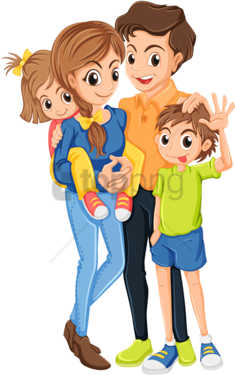 Family Png Image With Transparent Background - Family Clipart (480x764), Png Download