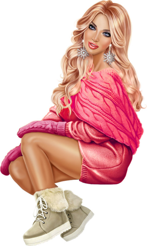 Tubes Femmes Blondes Page - Christmas Day Clipart (479x800), Png Download