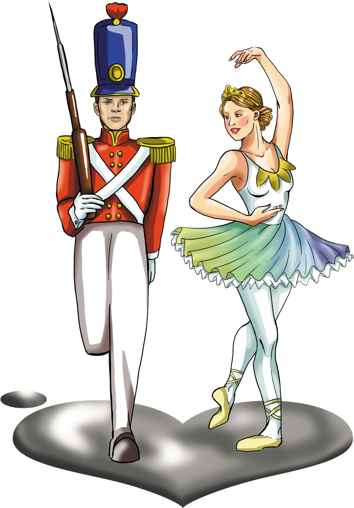 Tinsoldier-min - Cartoon Clipart (1713x2048), Png Download