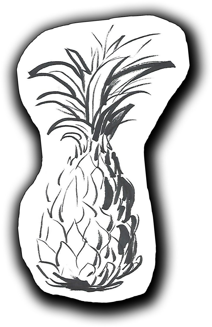 Pineapple - Vegetable Clipart (1700x2200), Png Download