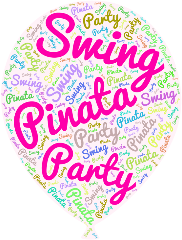 Copyright © All Rights Reserved By Swing Pinata Party - Illustration Clipart (606x800), Png Download