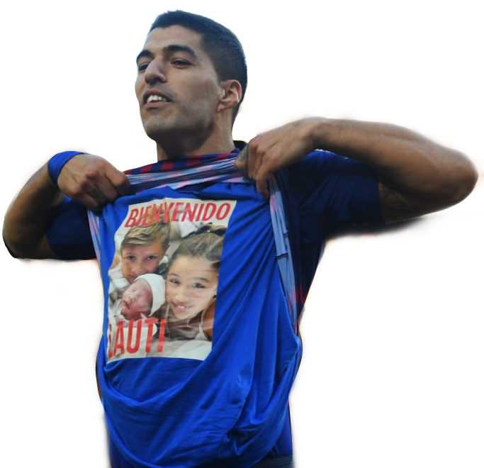 Suarez Barcelona Luissuarez Elclasico Lopetegui Realmad - Barcelona 5vs1 Real Madrid 2018 Clipart (683x660), Png Download