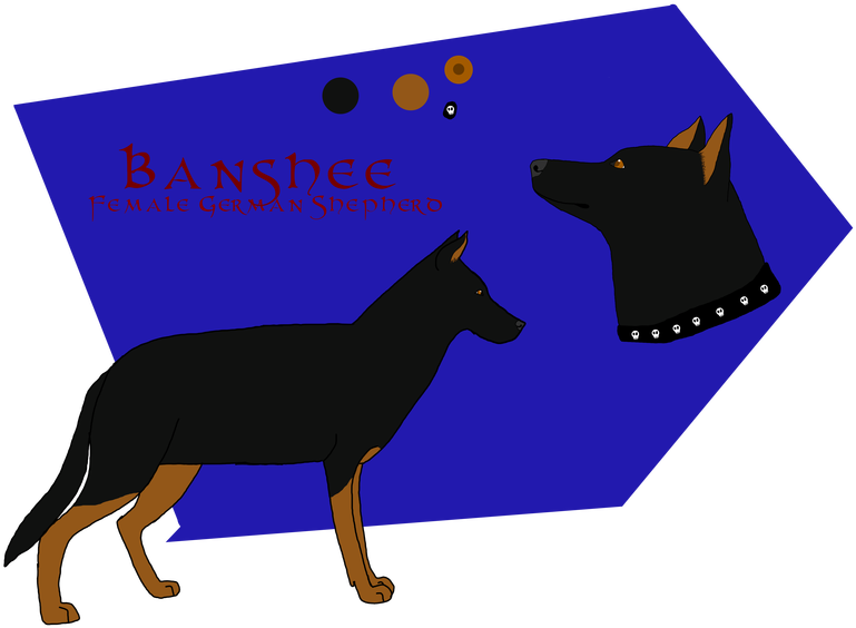 Изображение - Name - Banshee - Dobermann Clipart (888x800), Png Download