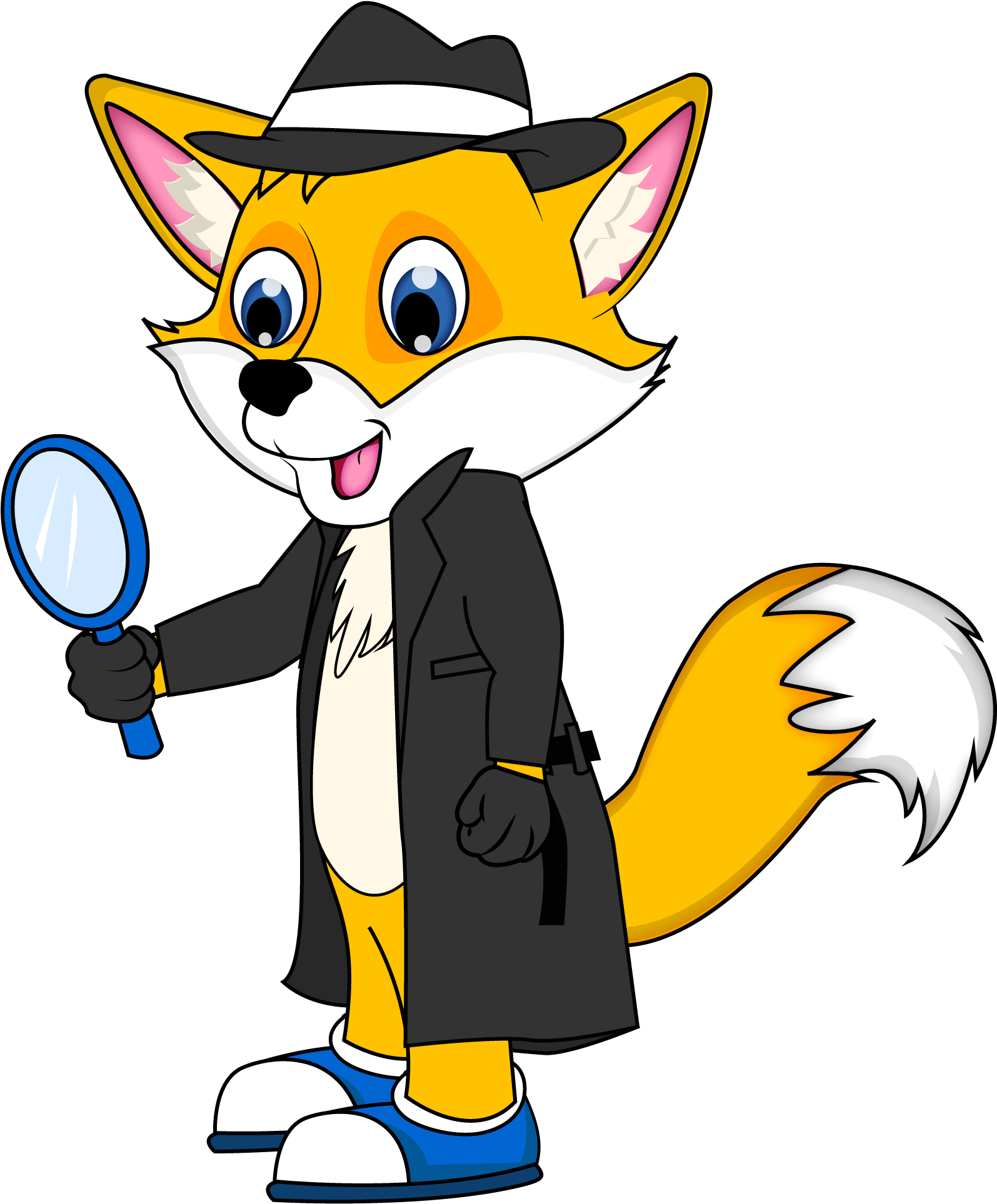 Thatsitstudio Mascot Detective - Cartoon Clipart (2000x2000), Png Download