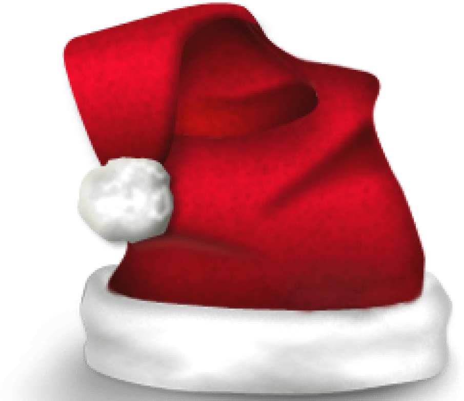 Cropped Gorro Papai Noel - Santa Hat Clipart (960x780), Png Download
