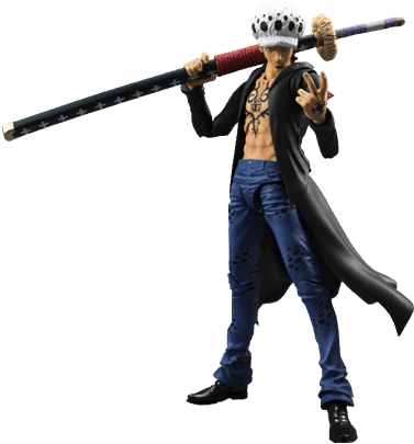 Figures - One Piece Trafalgar Law Figure Clipart (600x600), Png Download