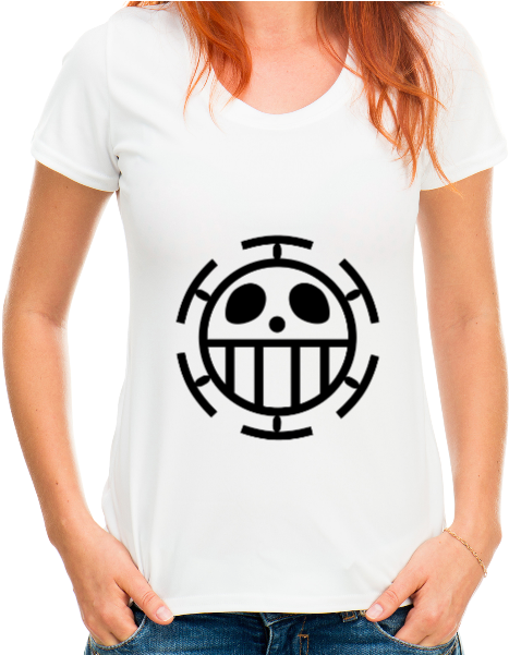 Trafalgar Law Logo Women's T-shirt - Logo Trafalgar Law Png Clipart (600x600), Png Download