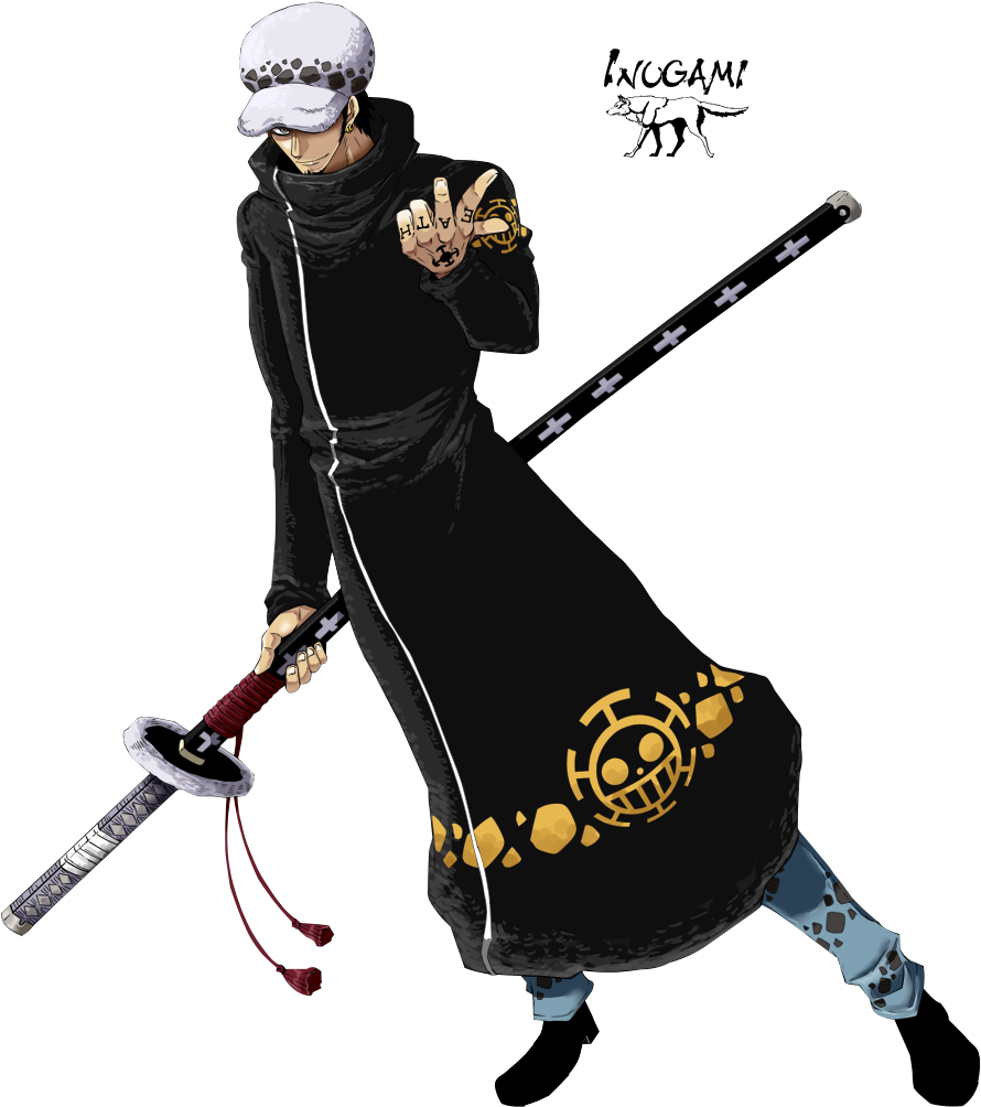 Law - One Piece Law Render Clipart - Large Size Png Image - PikPng